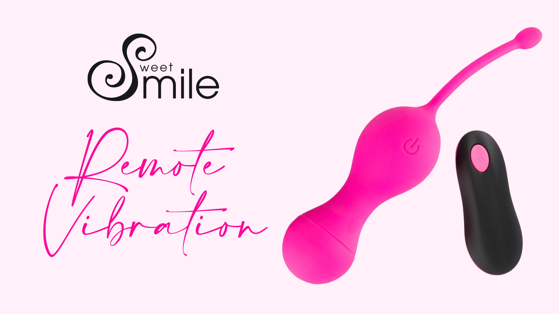 Sweet Smile Fjernbetjent Vibrator Æg og Bækkenbundskugler