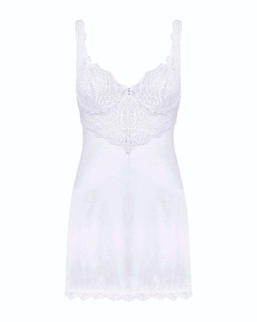 Obsessive Amor Blanco Hvidt Negligé med G-streng