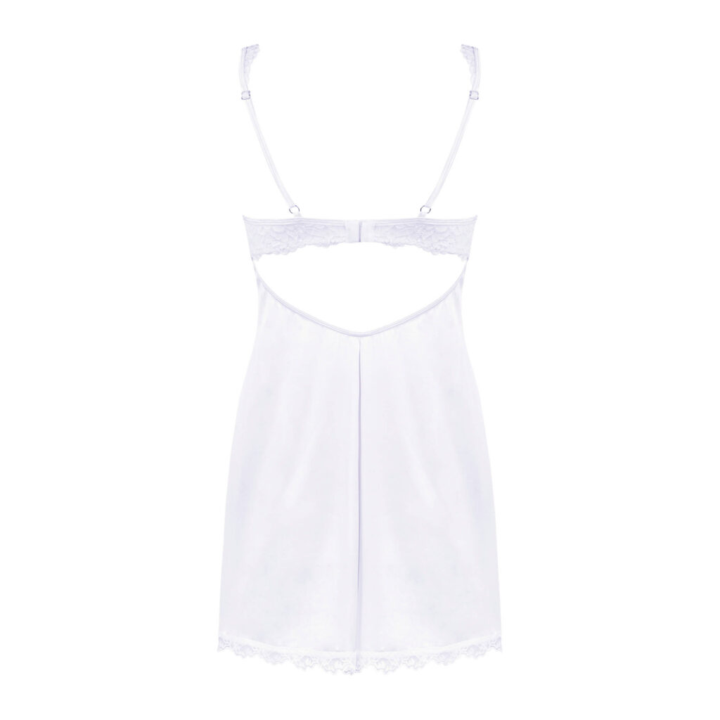 Obsessive Amor Blanco Hvidt Negligé med G-streng