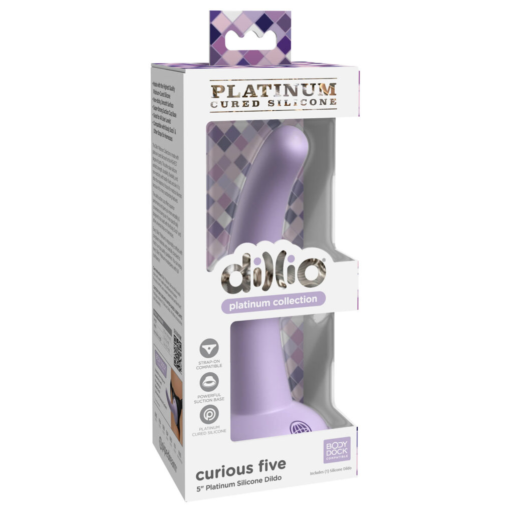 Dillio Platinum Curious Five Dildo med Sugekop