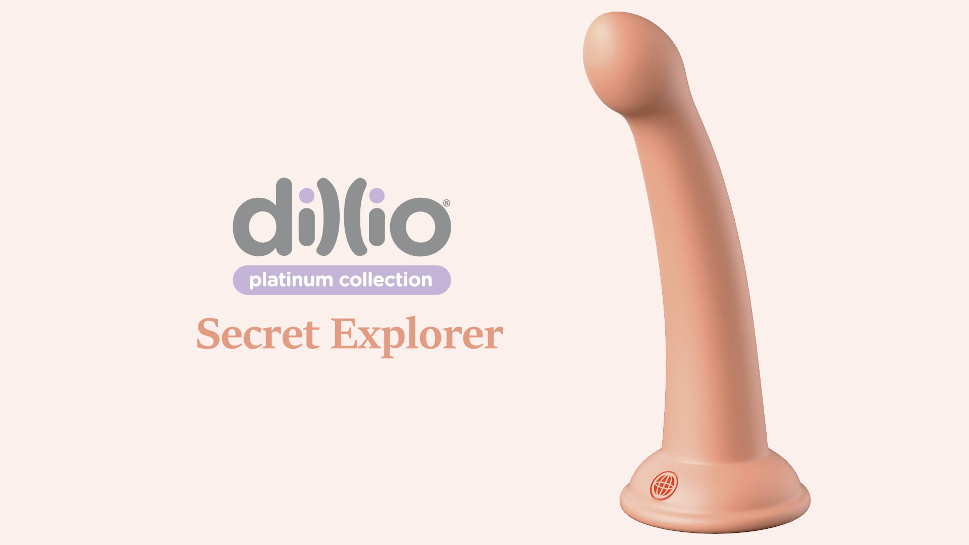 Dillio Platinum Secret Explorer Dildo med Sugekop