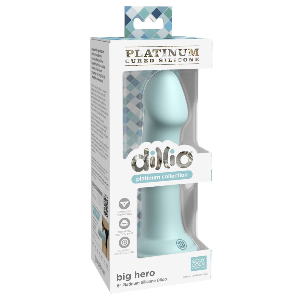 Dillio Platinum Big Hero Dildo med Sugekop