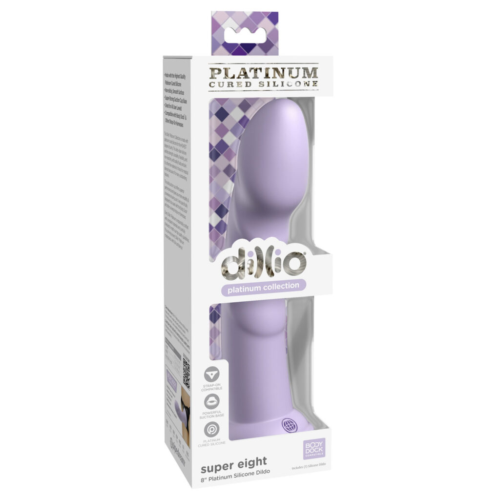 Dillio Platinum Super Eight Dildo med Sugekop