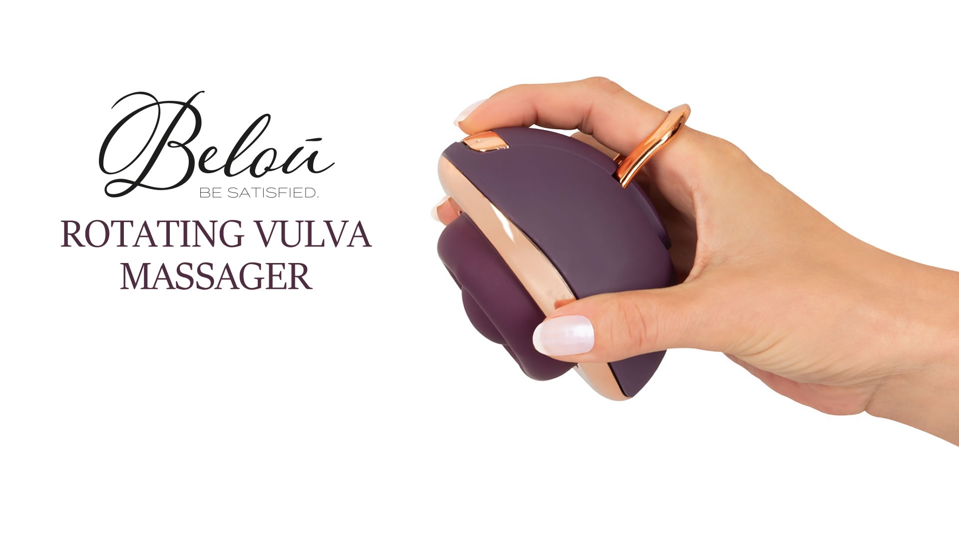Belou Roterende Vulva og Klitoris Vibrator
