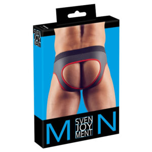 Jocks i Mat Skinnende Wetlook med Front Lynlås
