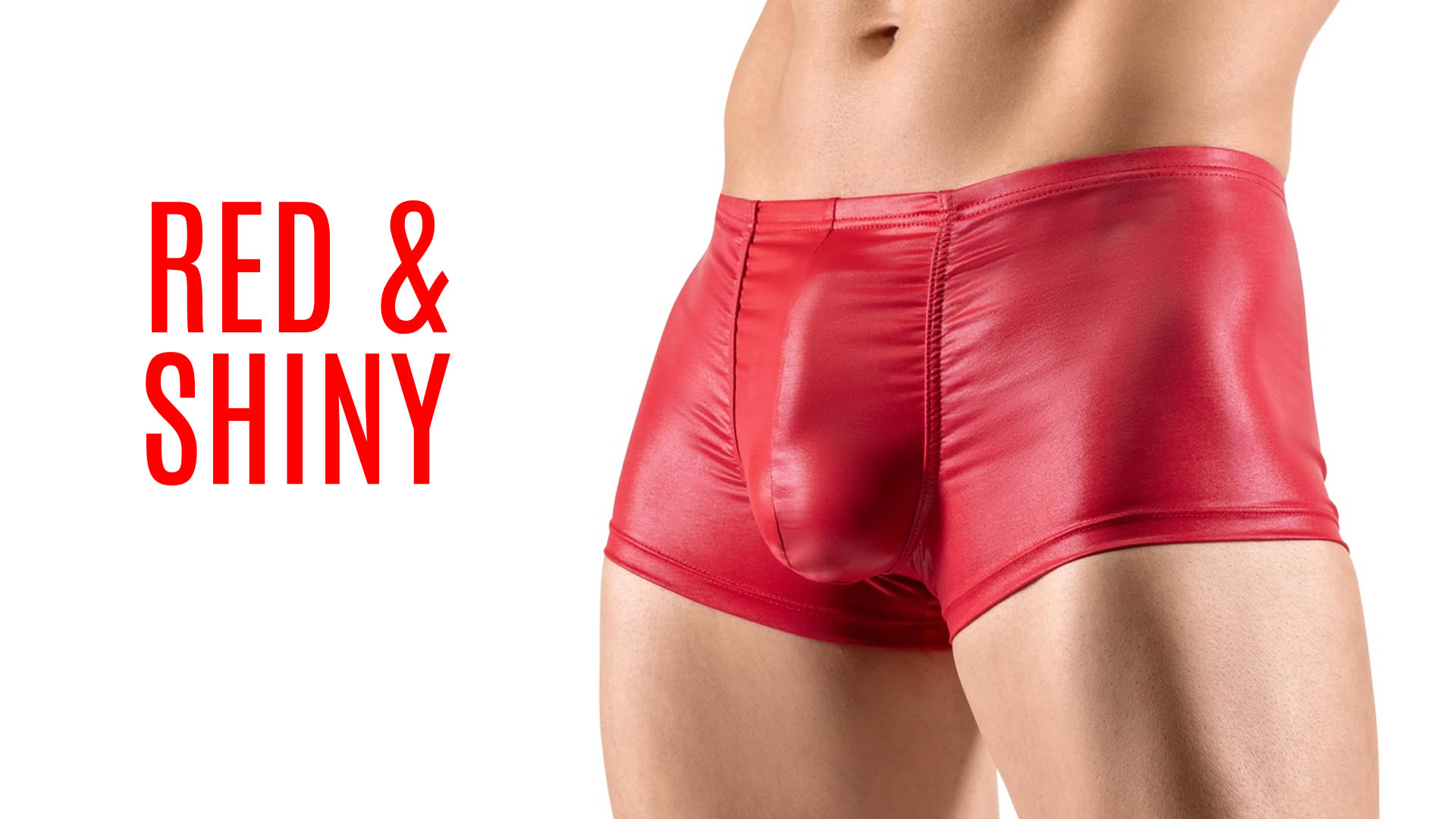 Herre Wetlook Pants i Rød