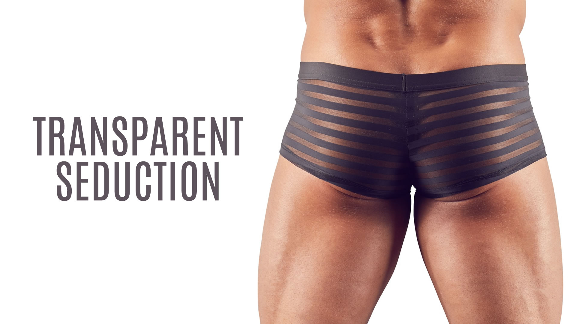 Herre Pants Boxershorts med Gennemsigtige Striber