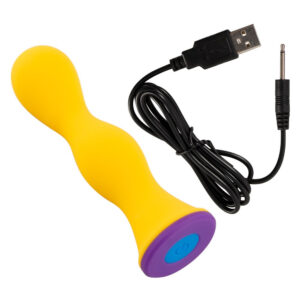 Bunt Silikone Anal Vibrator