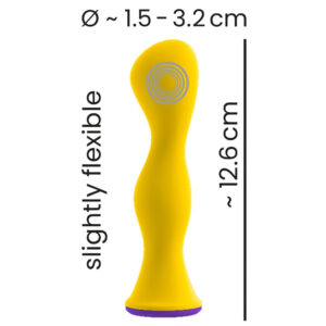 Bunt Silikone Anal Vibrator