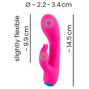 Bunt Silikone Rabbit Vibrator
