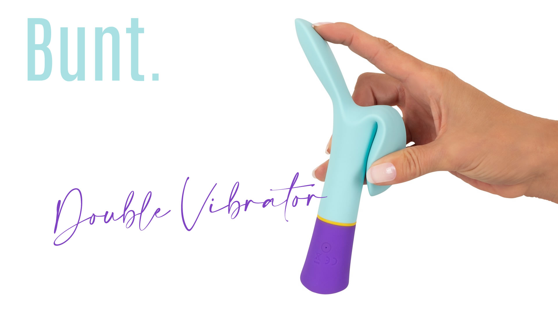 Bunt Silikone Dobbelt Vibrator til hende og ham