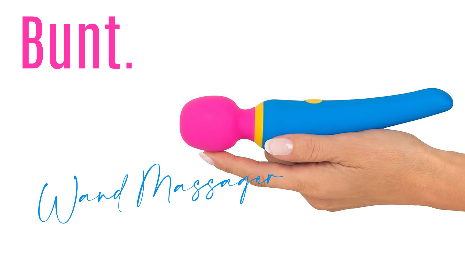 Bunt Magic Wand Massagestav i Silikone