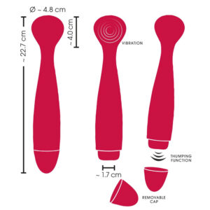 Sweet Smile Massagestav og Vibrator Thumping