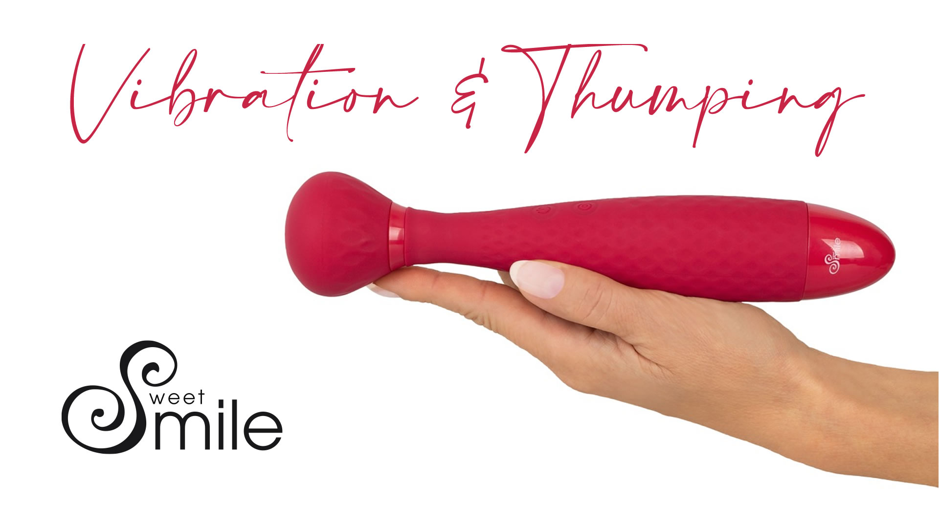 Sweet Smile Massagestav og Vibrator Thumping