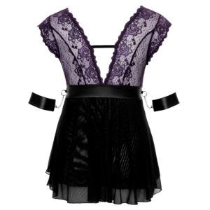 Plus Size Babydoll med Halsbånd og Håndjern