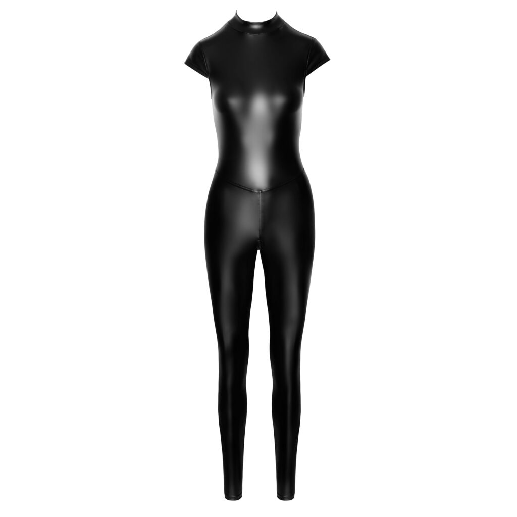 Noir Wetlook Jumpsuit