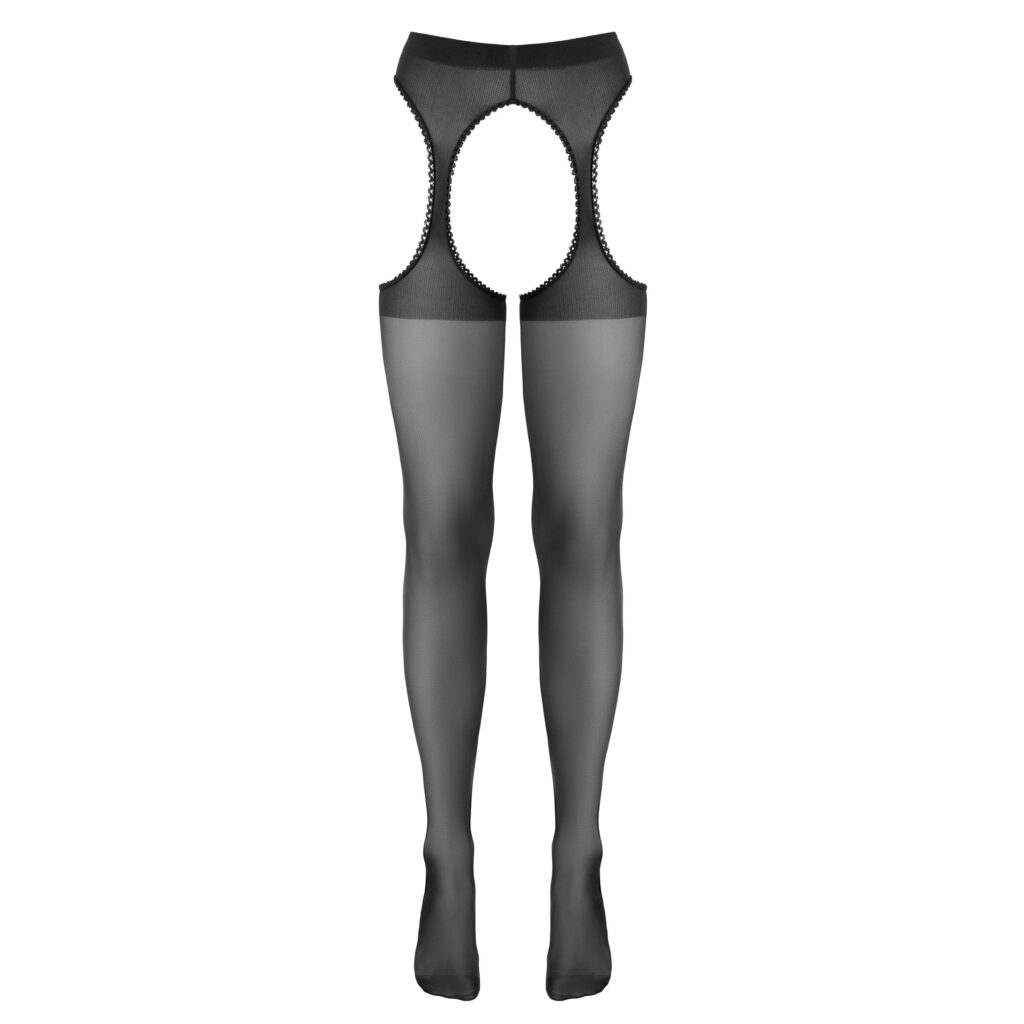 Bundløse Strømpebukser med Hofteholder Look