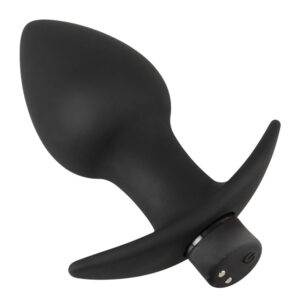 Black Velvet Anal Plug sæt med 3 plugs og Vibrator