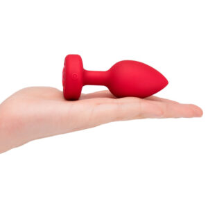 B-Vibe Vibrating Heart Anal Plug med Fjernbetjening