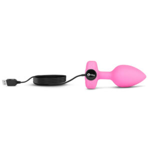B-Vibe Vibrating Heart Anal Plug med Fjernbetjening