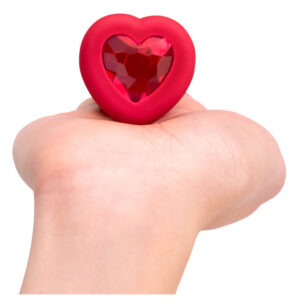 B-Vibe Vibrating Heart Anal Plug med Fjernbetjening