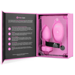 B-Vibe Vibrating Heart Anal Plug med Fjernbetjening