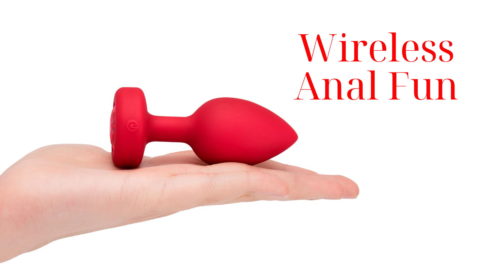 B-Vibe Vibrating Heart Anal Plug med Fjernbetjening