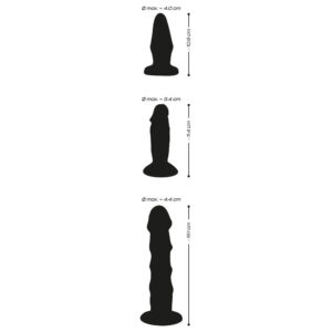 Crystal Anal Træning Sæt med Plug og Dildo