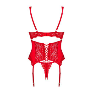 Obsessive Amor Cherris Bustier og Lingeri sæt i Rød
