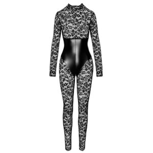 Noir Blonde Jumpsuit med Wetlook Korset indsats