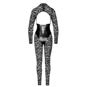 Noir Blonde Jumpsuit med Wetlook Korset indsats