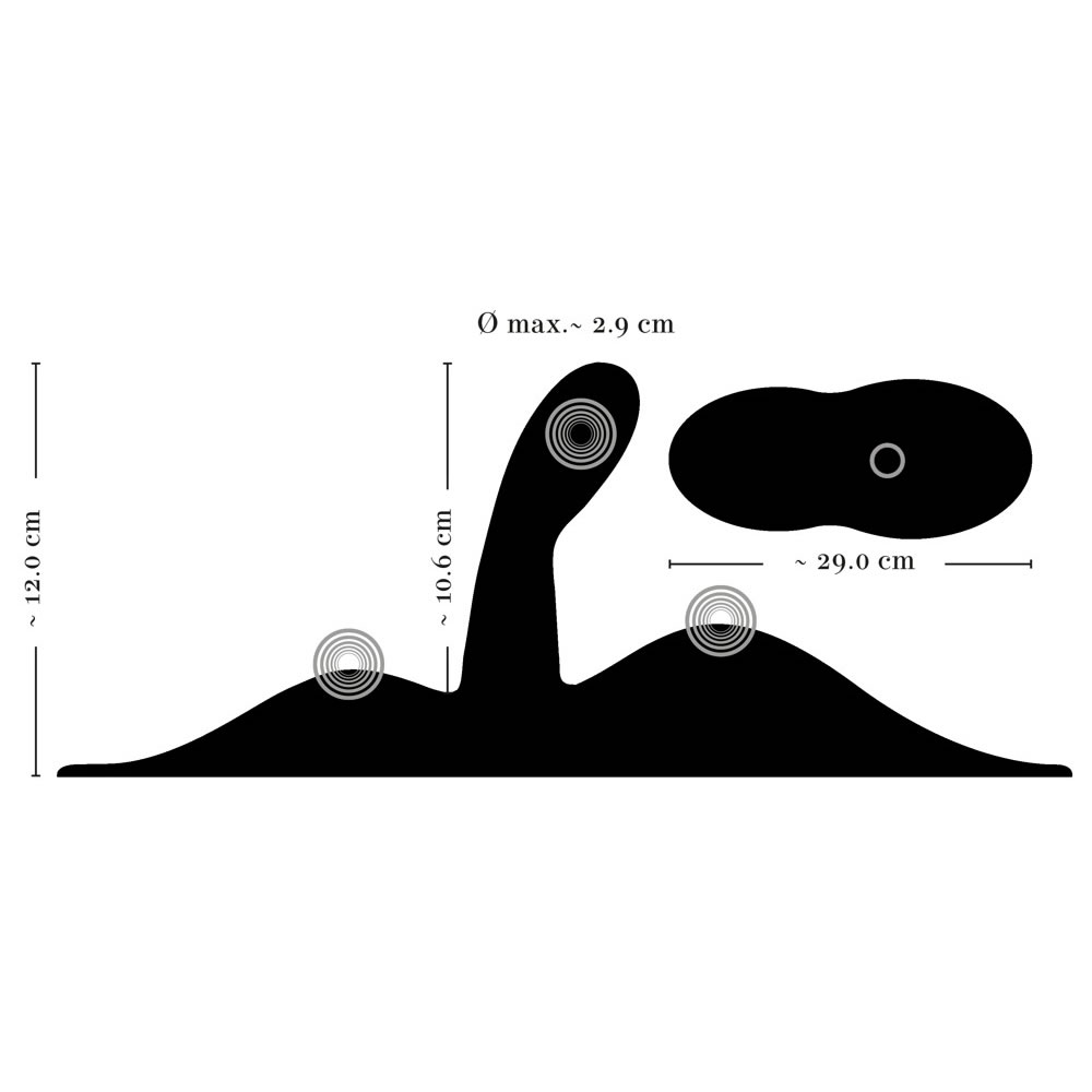 Vibepad 3 klitoris stimulator med Vibrator og Fjernbetjening