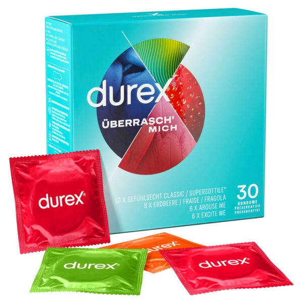 Durex Surprise Me Kondom med 4 forskellige typer
