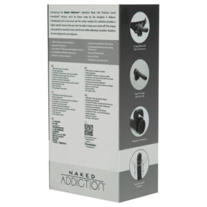 Naked Addiction Roterende Silikone Vibrator Med Støde Funktion