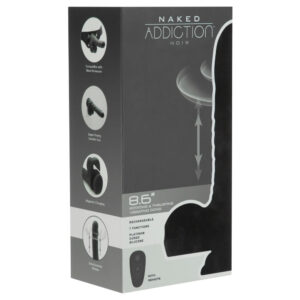 Naked Addiction Roterende Silikone Vibrator Med Støde Funktion