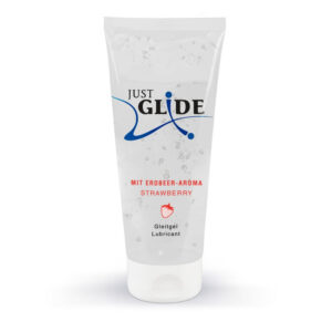 Just Glide Vandbaseret Glidecreme med Jordbær Aroma