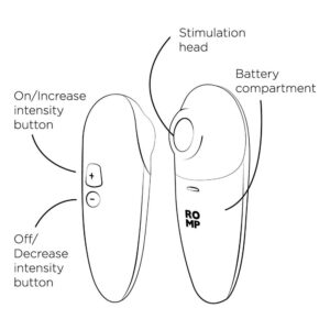 ROMP Switch X Klitoris Stimulator med Pleasure Air