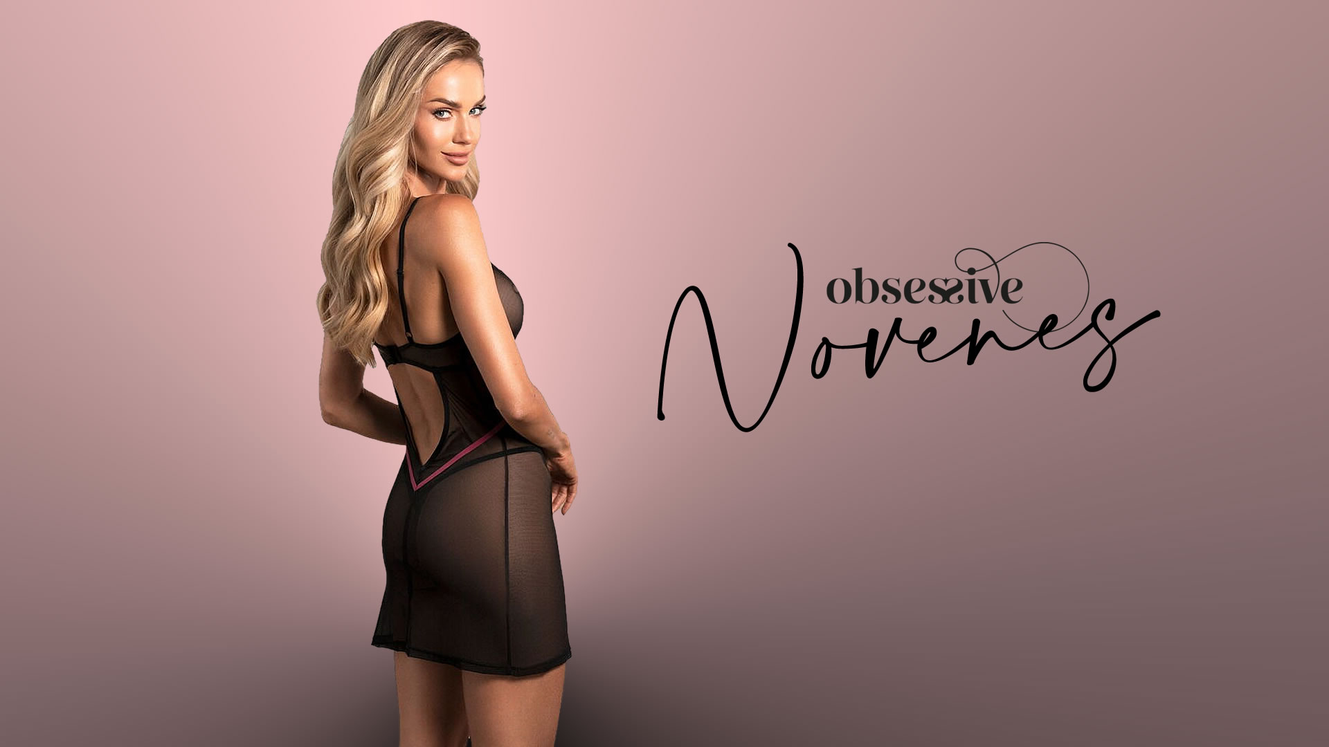 Obsessive Novenes Negligé Sæt