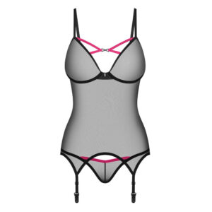 Obsessive Novenes Bustier med Strømpeholdere og Trusser