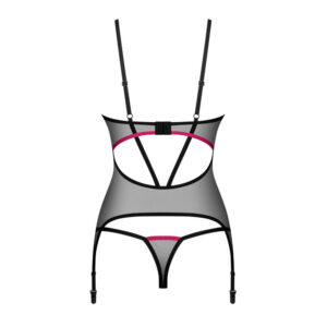 Obsessive Novenes Bustier med Strømpeholdere og Trusser