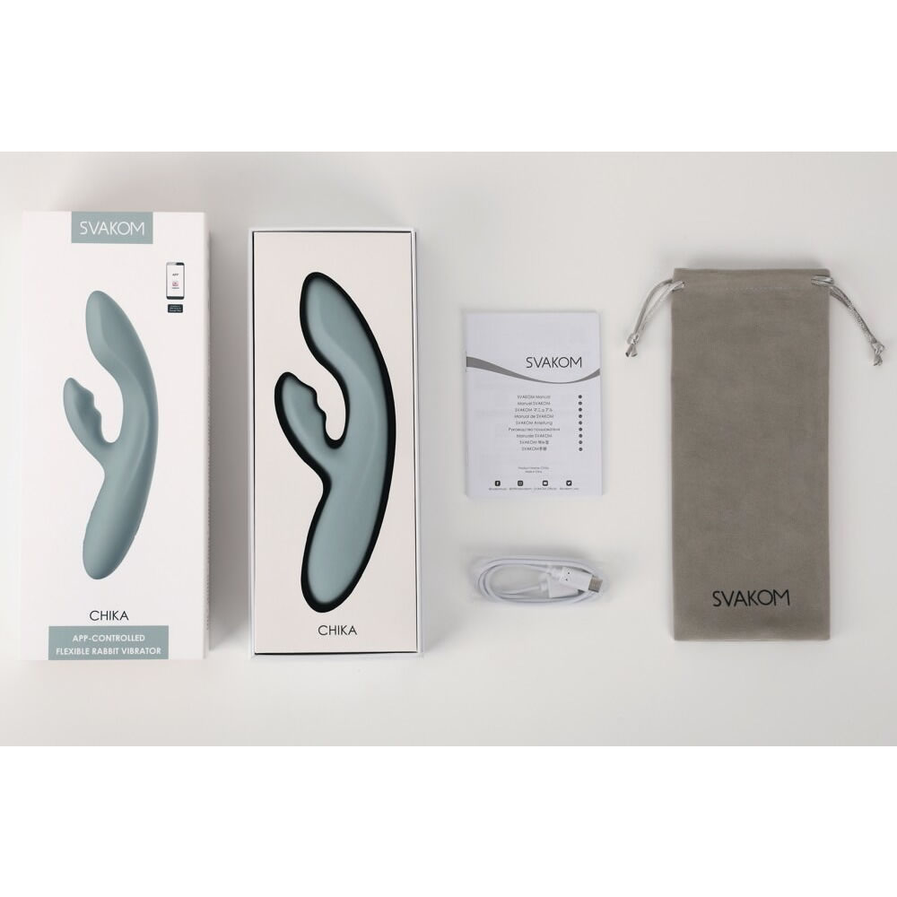 Svakom Chika Rabbit Vibrator med App Styring og Varmefunktion