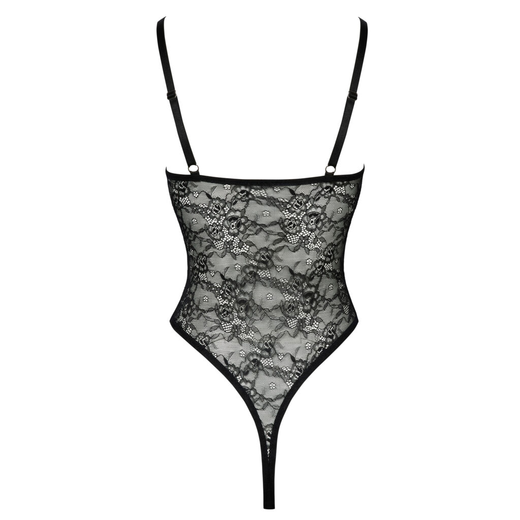 Bundløse Blonde Body med String Detaljer