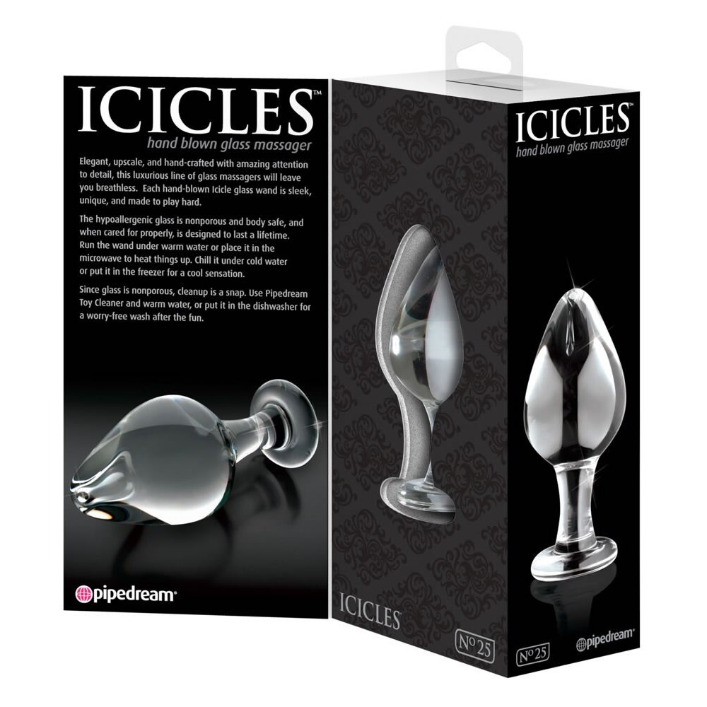 Icicles No. 25 Glas Anal Plug