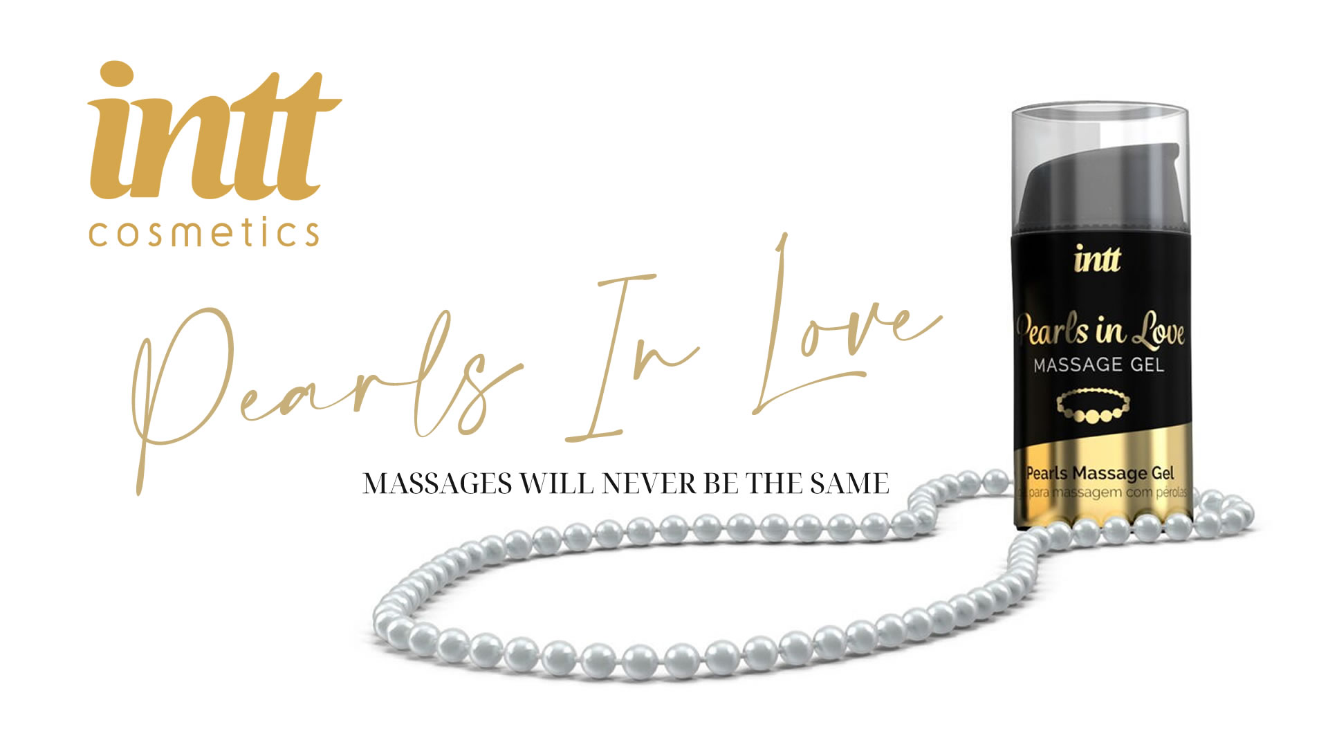 Intt Cosmetics Pearls in Love Massageoile og Perlekæde