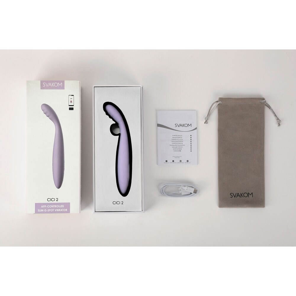 Svakom Cici 2 G-punkt Vibrator med Varme Funktion og App Styring