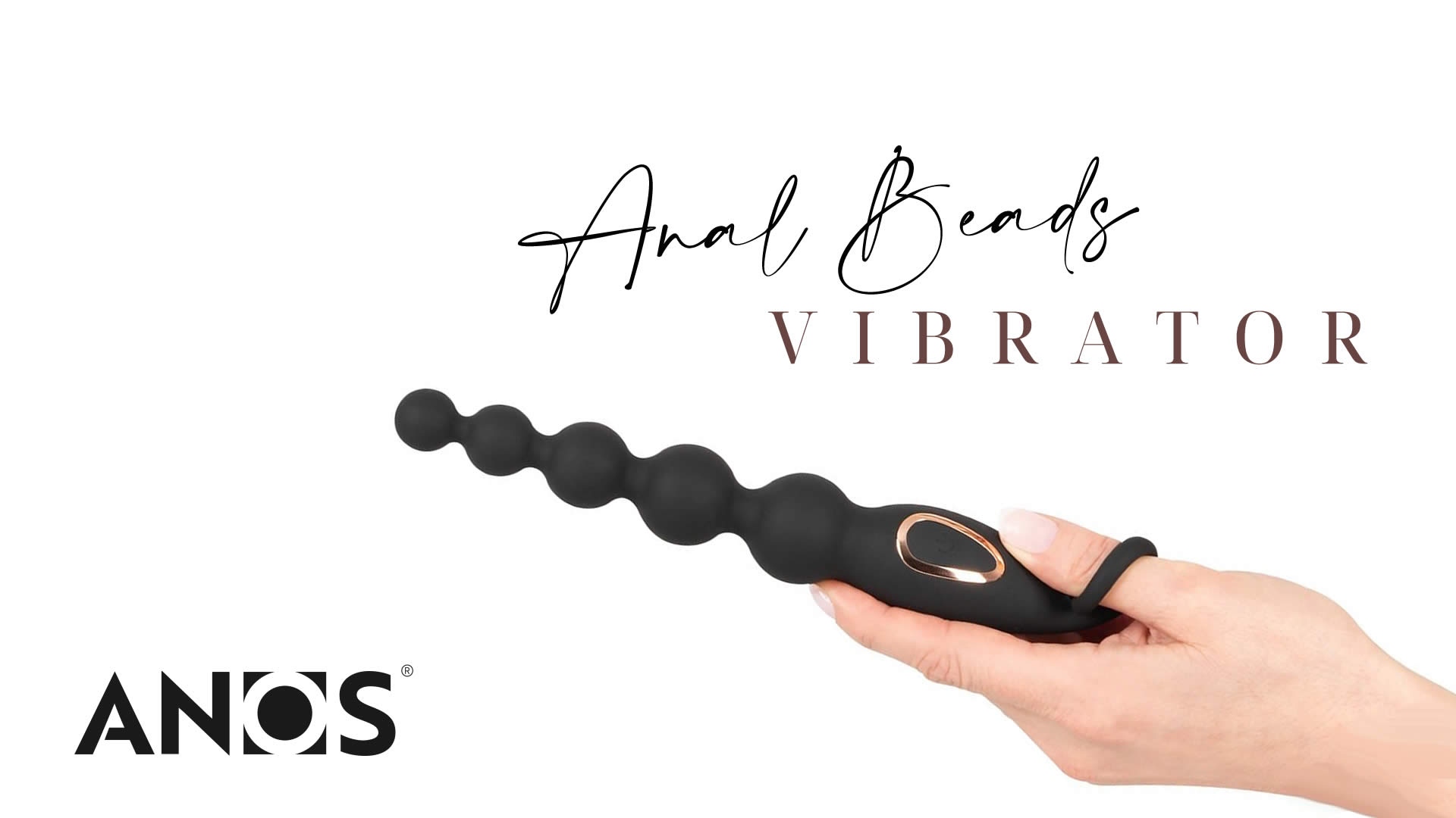 Anos Beads Anal Kæde med Vibrator