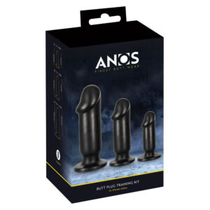 Anos Anal Plug Training Kit 3-delt Sæt
