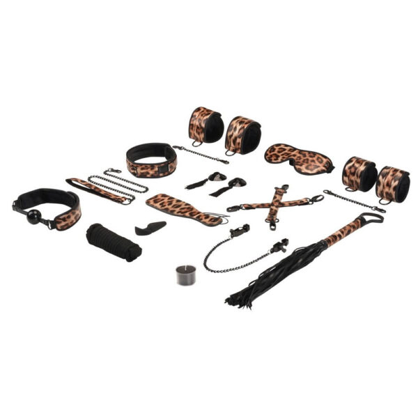 Leopard Print Blid Bondage Sæt