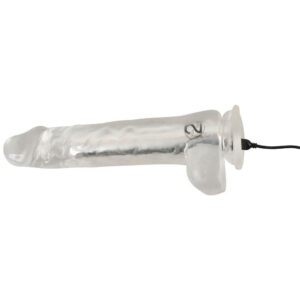 Crystal Clear Vibrator med Sugekop