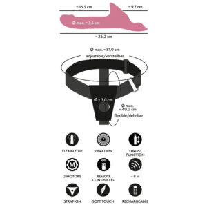 Your Strap-On Collection Sæt med Vibrator og Harness